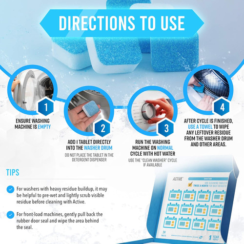 Washing machine cleaner - machine,